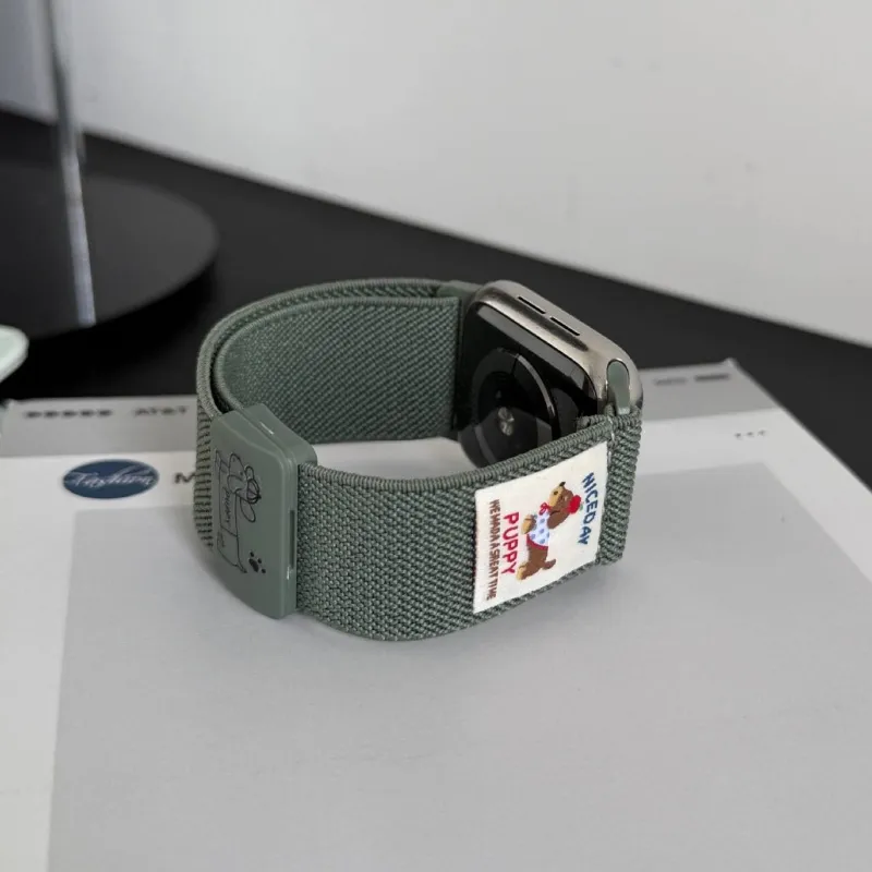 LOVINGCOOL Apple Compatibility Watch Band 14cm Nylon Material-11