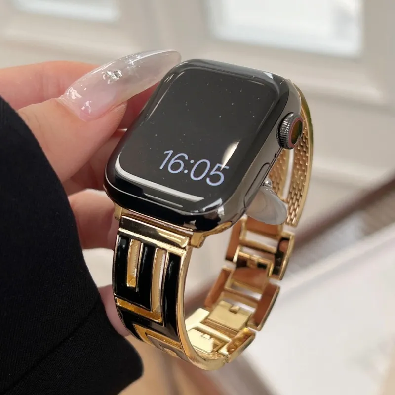LOVINGCOOL Watch Bands Apple Compatibility 160mm Metal-4