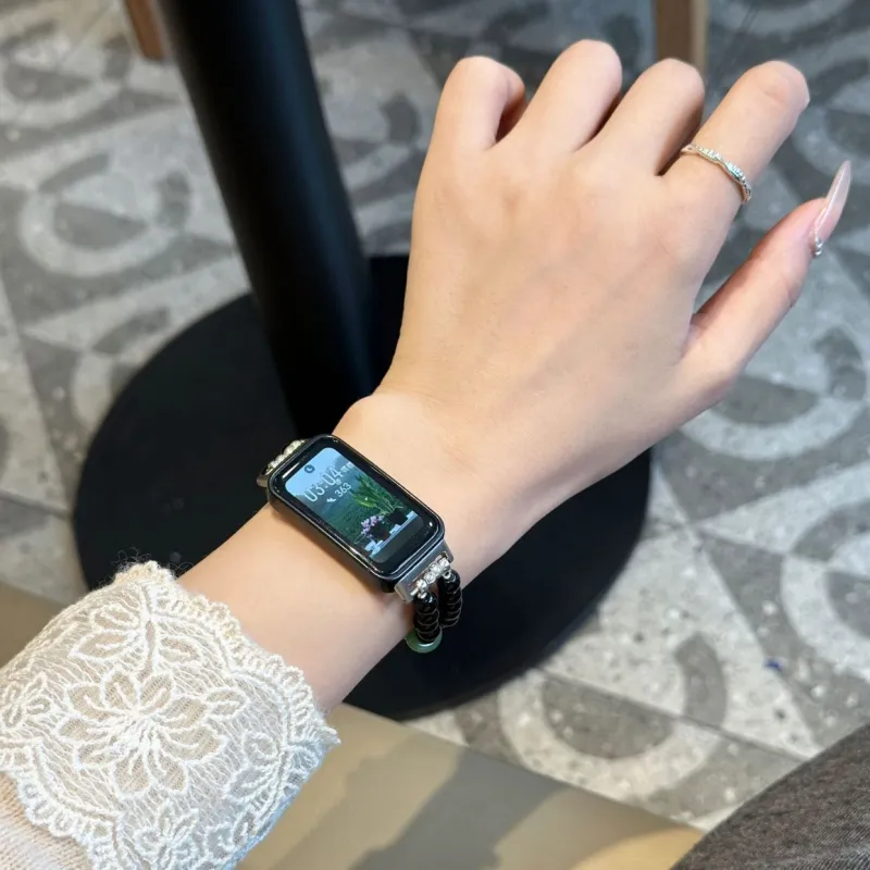 LOVINGCOOL Watch Band Huawei Compatibility Stainless Steel Material-2