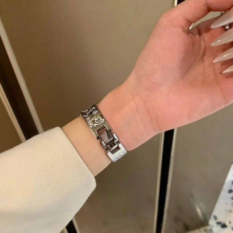 LOVINGCOOL Apple Compatibility Watch Band Stainless Steel Material-13