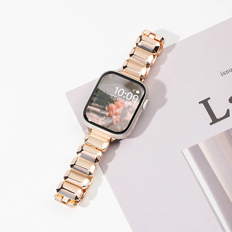LOVINGCOOL Watch Band Apple Compatibility Metal-13
