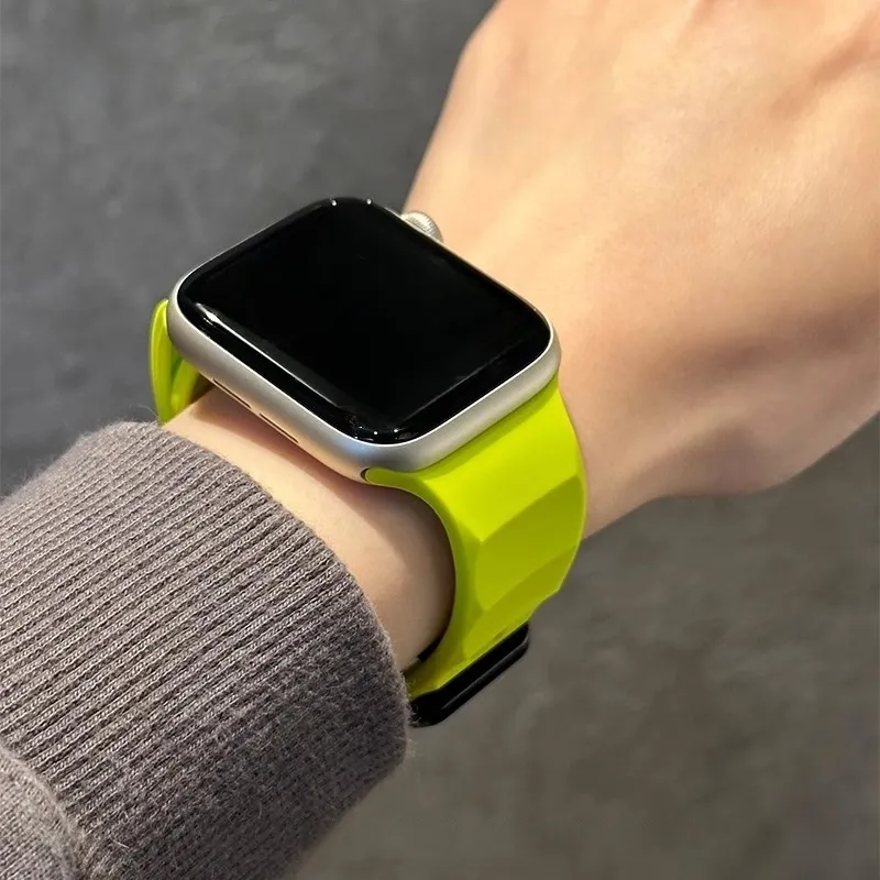 LOVINGCOOL Watch Bands Apple Compatibility 220mm Silicone Material-13