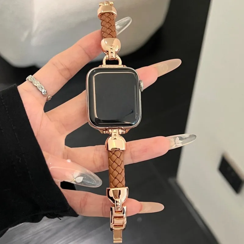 LOVINGCOOL Watch Band Apple Compatibility Leather Material-29