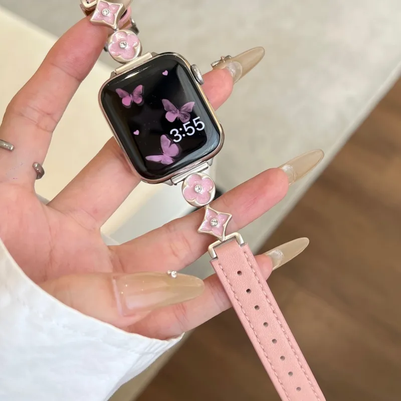 LOVINGCOOL Apple Compatibility Watch Band Genuine Leather Material-10