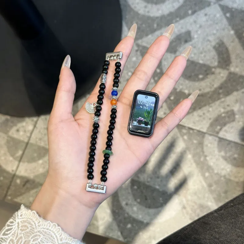 LOVINGCOOL Watch Band Huawei Compatibility Stainless Steel Material-1