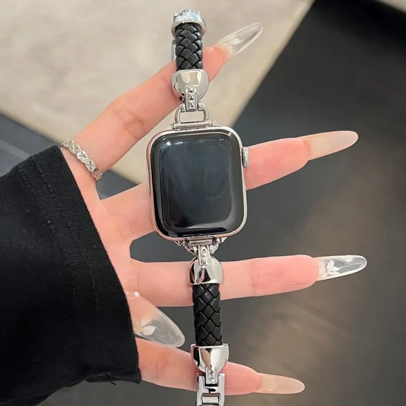 LOVINGCOOL Watch Band Apple Compatibility Leather Material-1