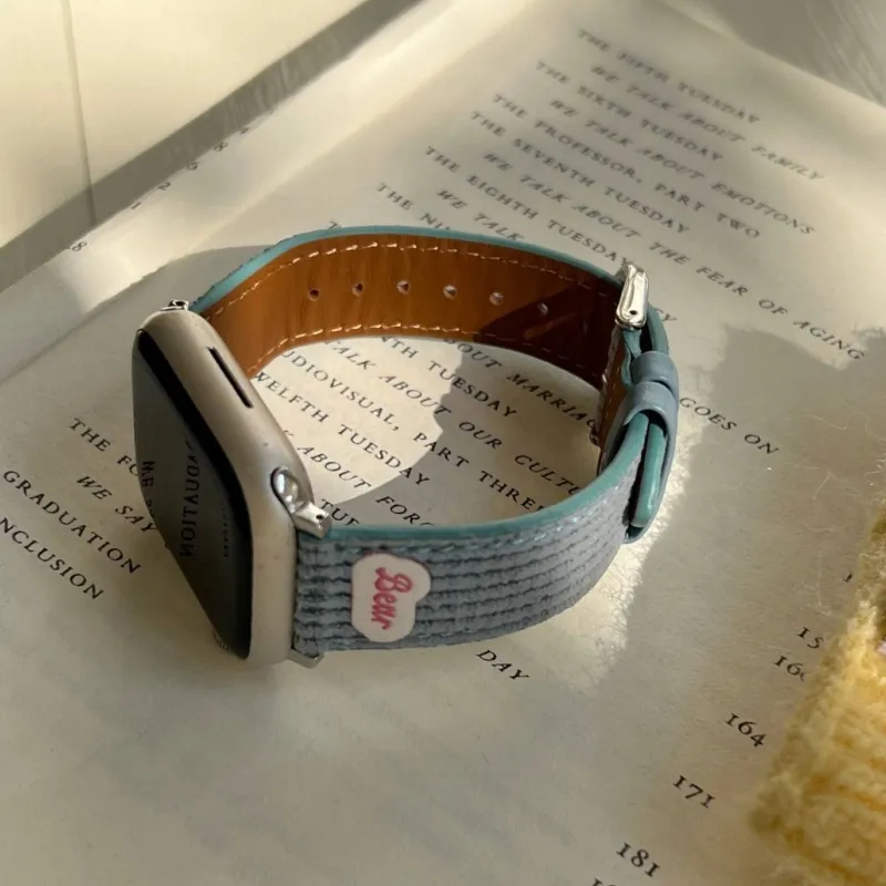 LOVINGCOOL Watch Band Apple Compatibility Fleece Material-20