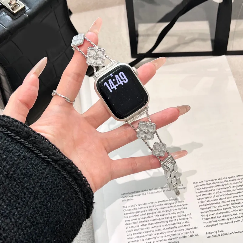 LOVINGCOOL Watch Band Apple Compatibility Metal-15