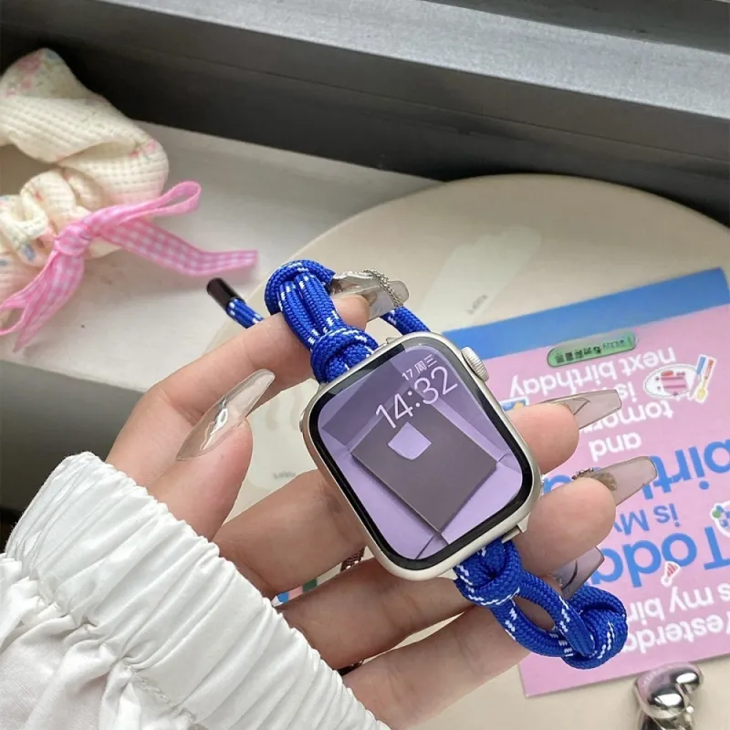 LOVINGCOOL Apple Compatibility Watch Band Nylon Material-12