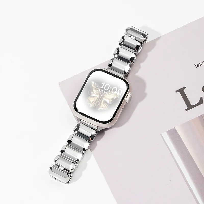 LOVINGCOOL Watch Band Apple Compatibility Metal-2