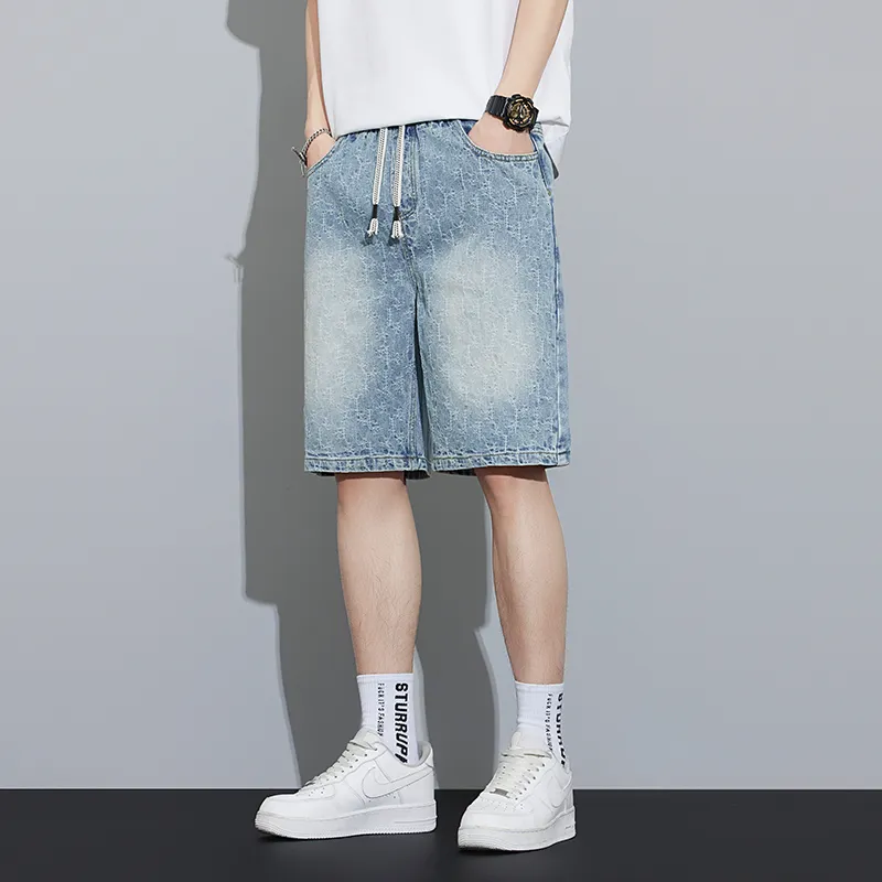 AYEA Denim Shorts Unisex Light Blue-2