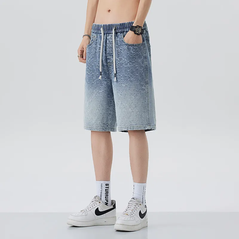 AYEA Denim Shorts Unisex Light Blue-2