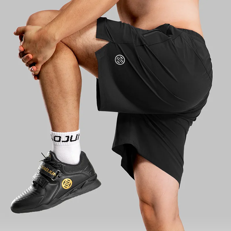 LUXIAOJUN Sports Shorts Men-4