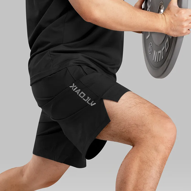 LUXIAOJUN Sports Shorts Men-5
