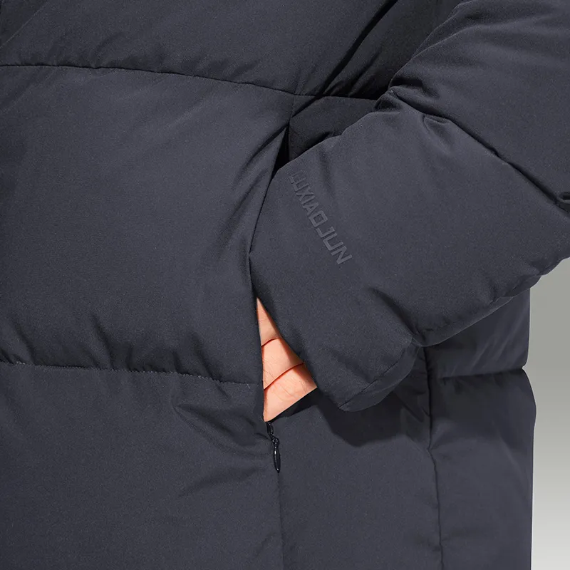 LUXIAOJUN Down Jacket Unisex Black-2