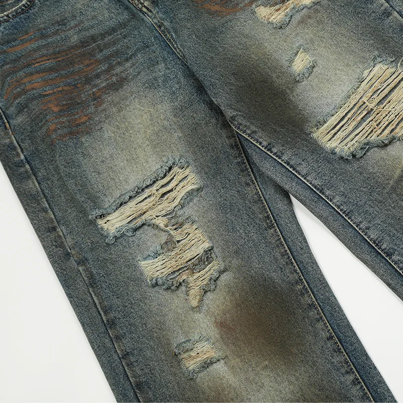 FEAROM Jeans Unisex Vintage Blue-6