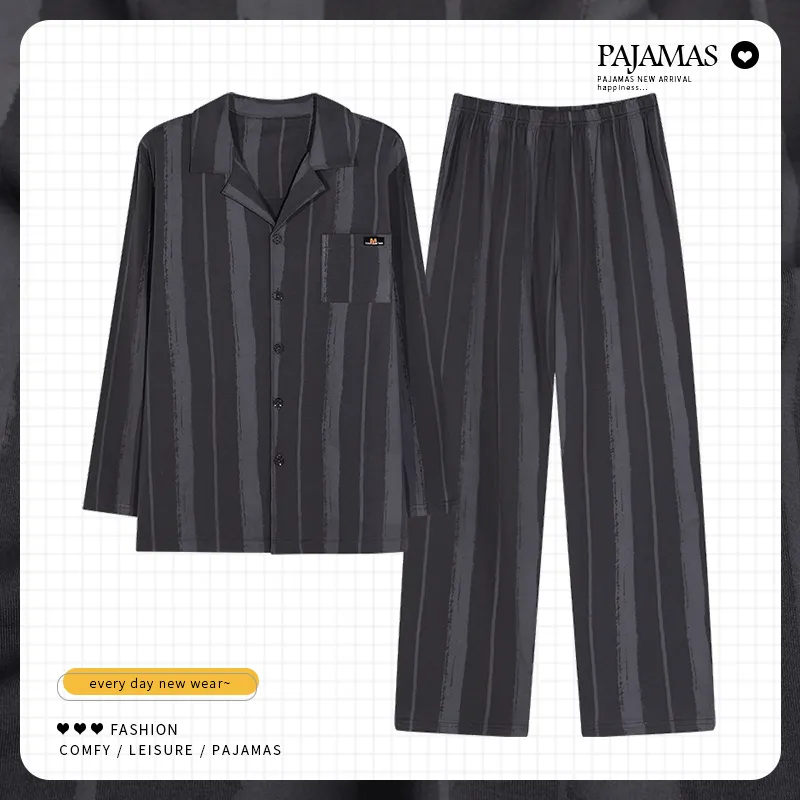 Qiao Ni Tong Pajama Set Men's Image Color-1