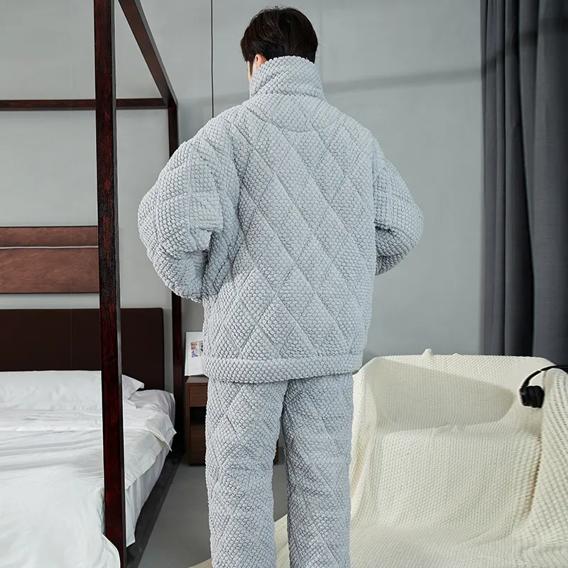 Qiao Ni Tong Pajama Set Men's Image Color-2