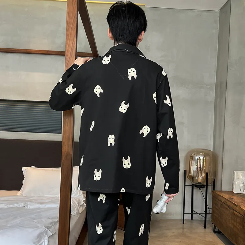 Qiao Ni Tong Pajama Set Men's Image Color-1
