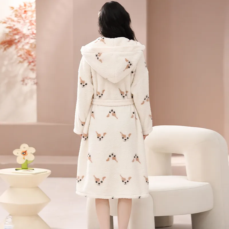 Qiao Ni Tong Pajama Robe Women's Image Color-1