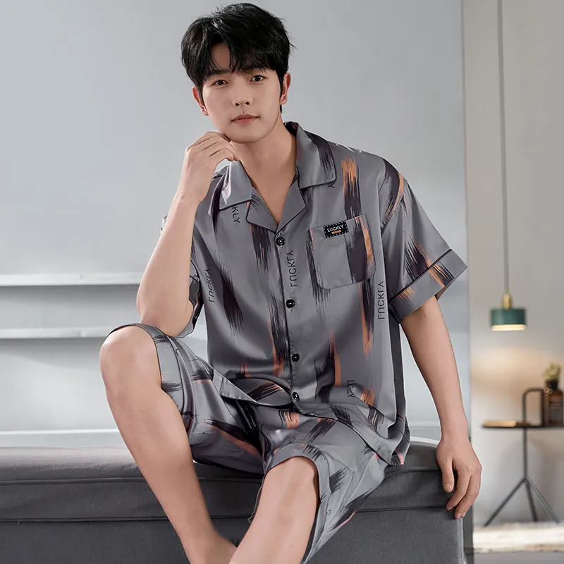 Qiao Ni Tong Pajama Set Men's Image Color-4