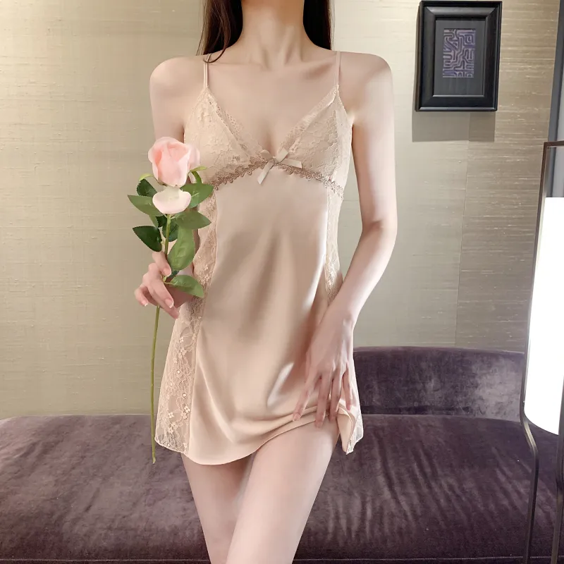 Qiao Ni Tong Nightgown Women's Image Color-2
