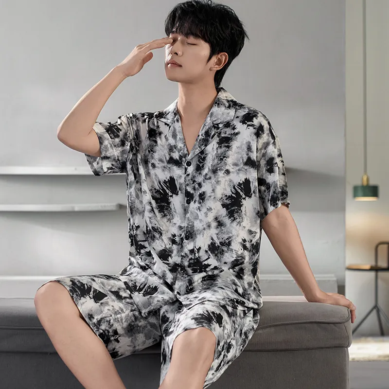 Qiao Ni Tong Pajama Set Men's Image Color-5