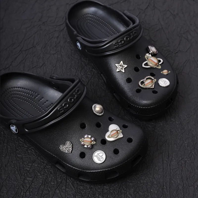 ZUOWEISHIJIA Metal Shoe Accessories Unisex-1