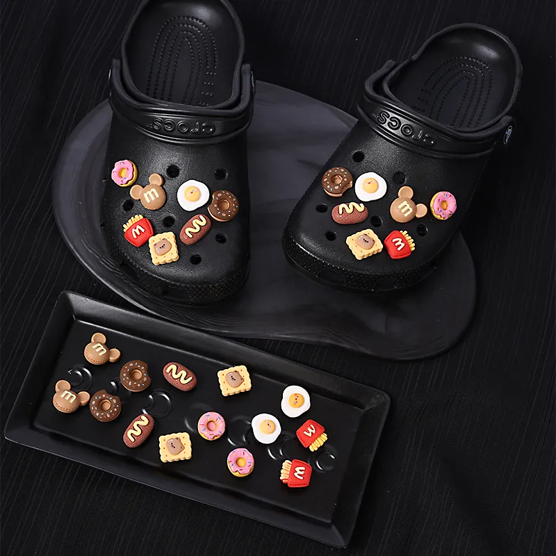 ZUOWEISHIJIA Resin Shoe Ornament Shoe Accessories Unisex-1