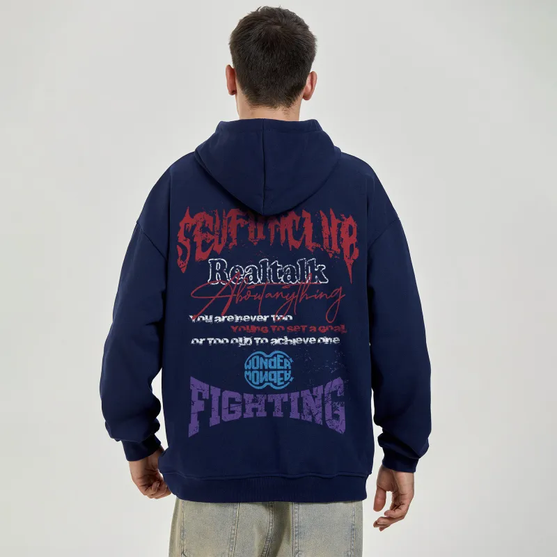 7 SEVFUN Sweatshirt Unisex Navy Blue-8