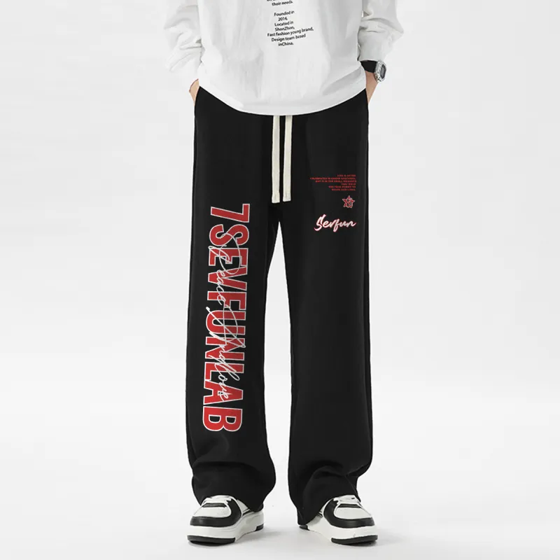 7 SEVFUN Casual Pants Unisex Black-2