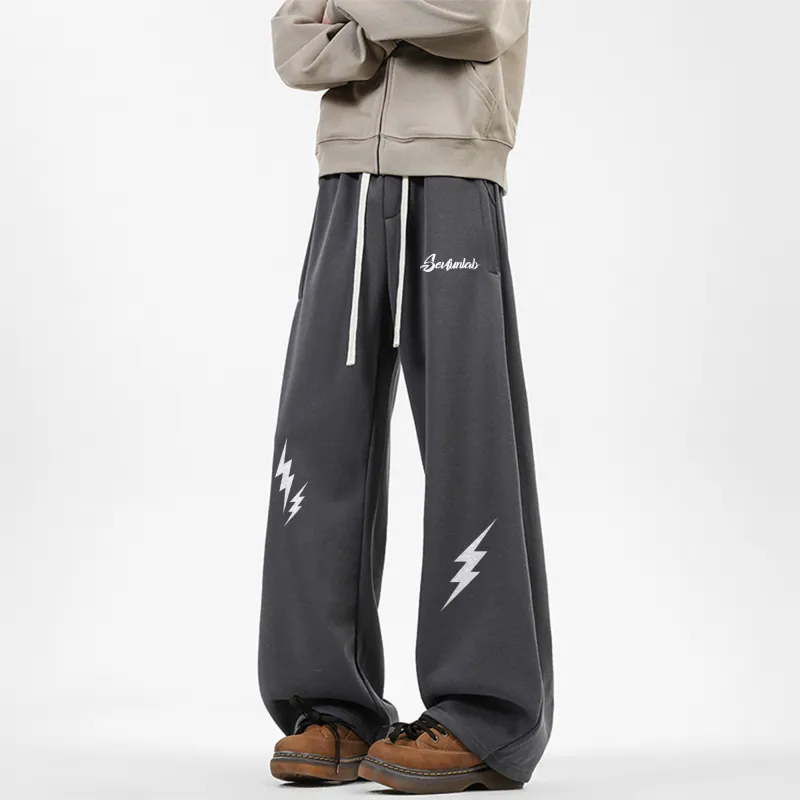 7 SEVFUN Casual Pants Unisex Dark Gray-3