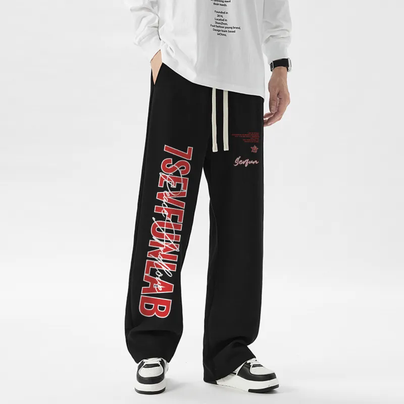 7 SEVFUN Casual Pants Unisex Black-3