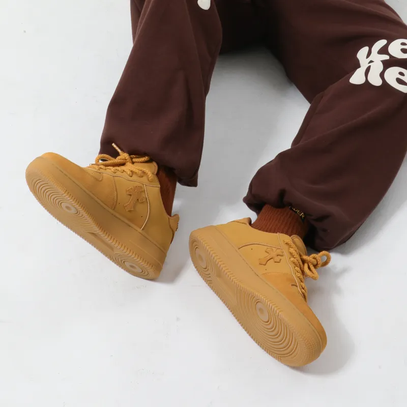 SENGUOGUO Low Top Skateboard Shoes Unisex Caramel-6
