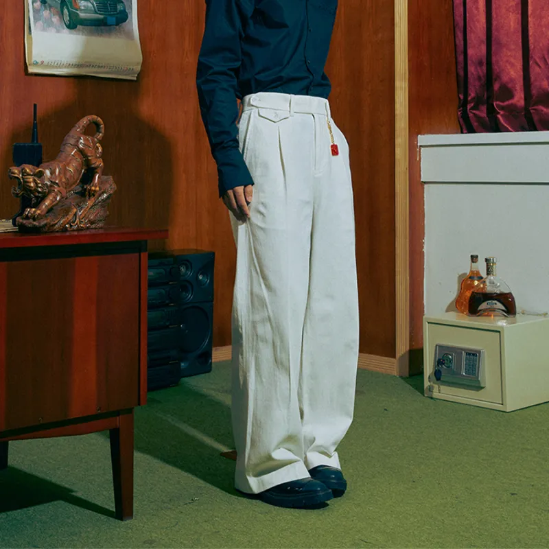 SOD System Of Dysfunction Suit Trousers Unisex White-3