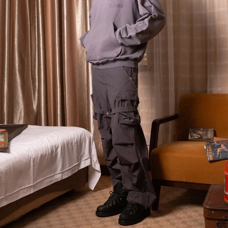SOD System Of Dysfunction Cargo Pants Unisex Dark Gray-6
