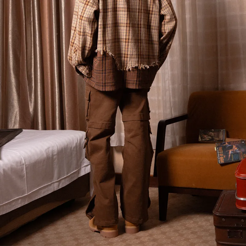 SOD System Of Dysfunction Cargo Pants Unisex Tan-4