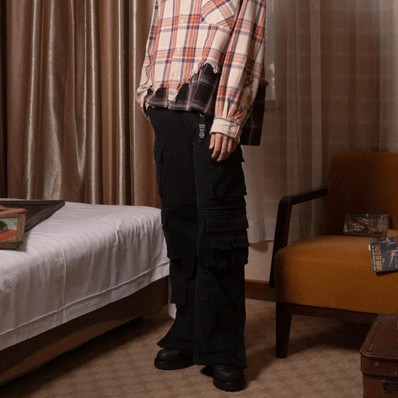 SOD System Of Dysfunction Cargo Pants Unisex Black-6