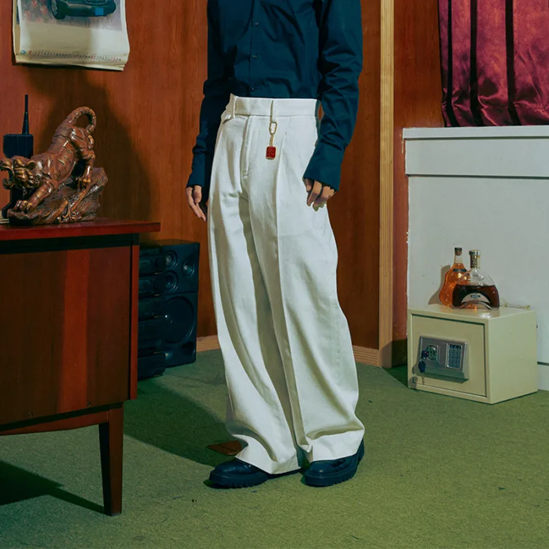 SOD System Of Dysfunction Suit Trousers Unisex White-2