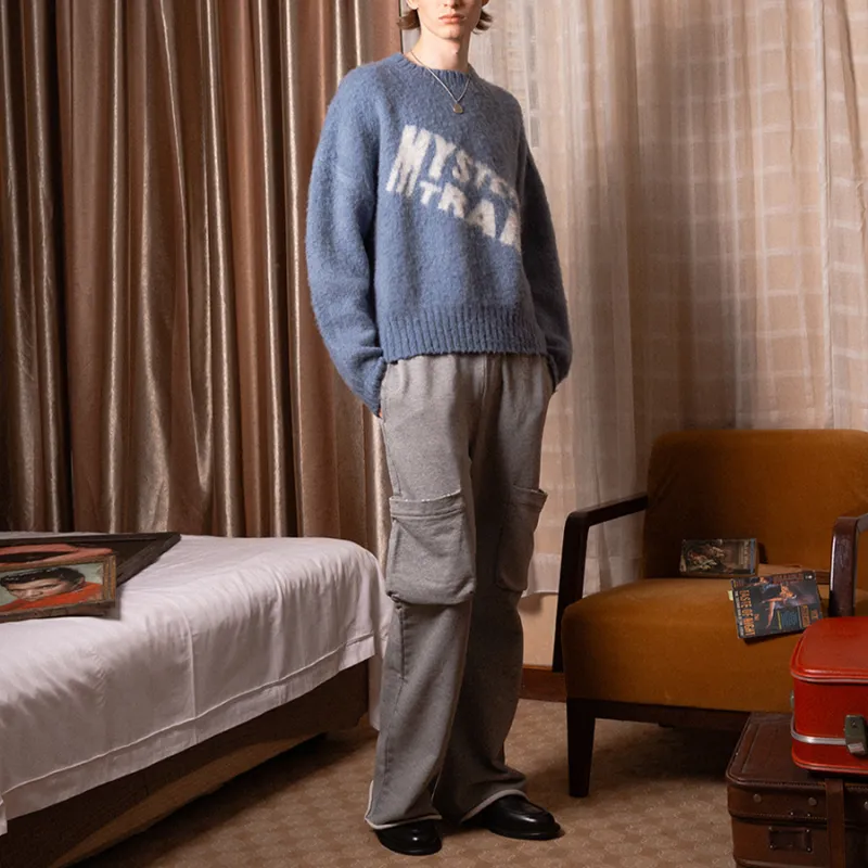 SOD System Of Dysfunction Casual Pants Unisex Light Gray-4