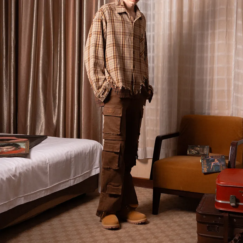 SOD System Of Dysfunction Cargo Pants Unisex Tan-5