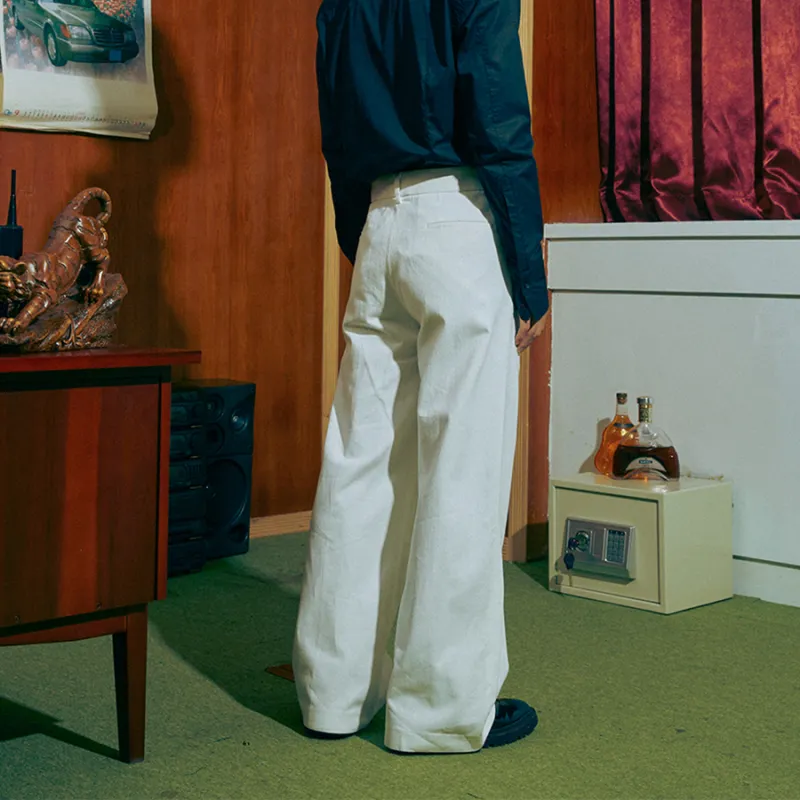 SOD System Of Dysfunction Suit Trousers Unisex White-4
