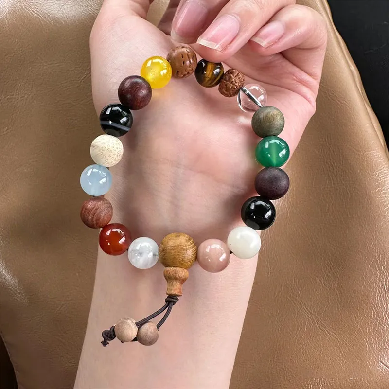 There Is You In The Long World Bodhi Root Bracelets Unisex-2