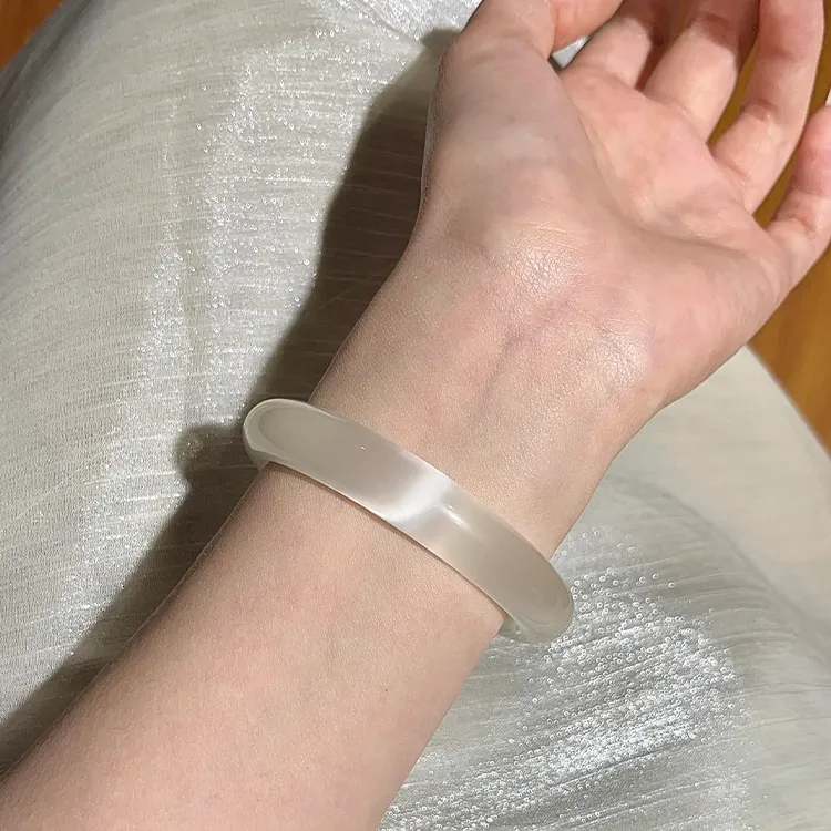 Yagu Glass Cat Eye Bangles Women's-2