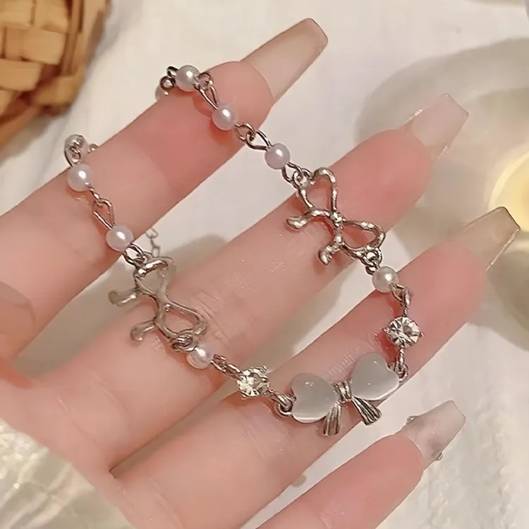 Yagu Glass Cat Eye Bracelets Women's-4