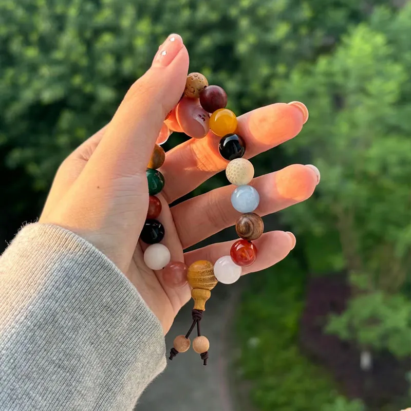 There Is You In The Long World Bodhi Root Bracelets Unisex-1