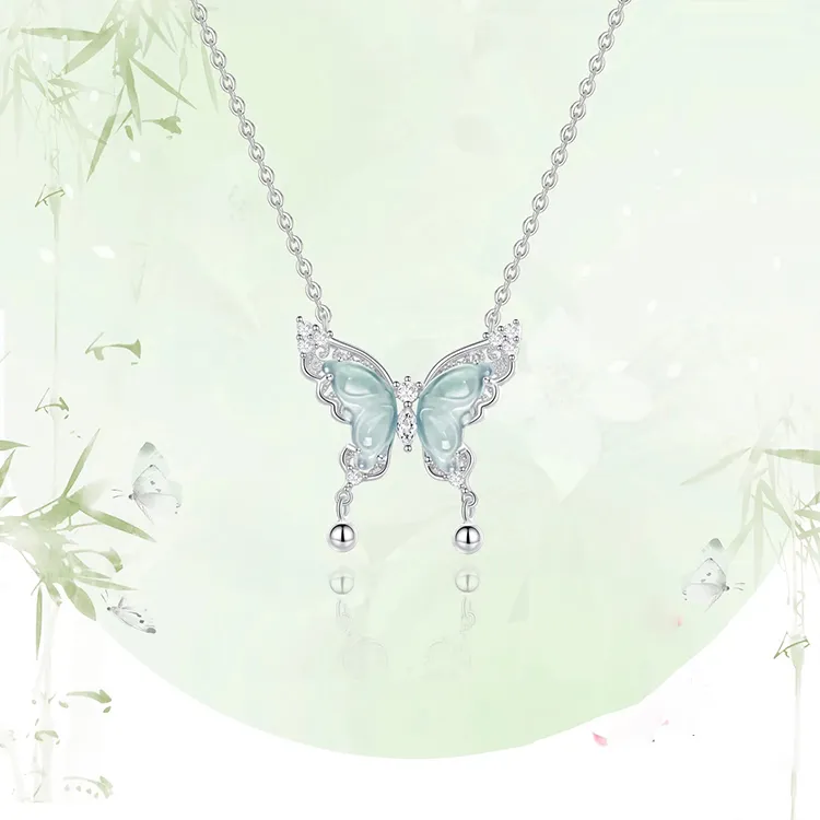 Yagu Ice Glutinous Necklaces Women's-5