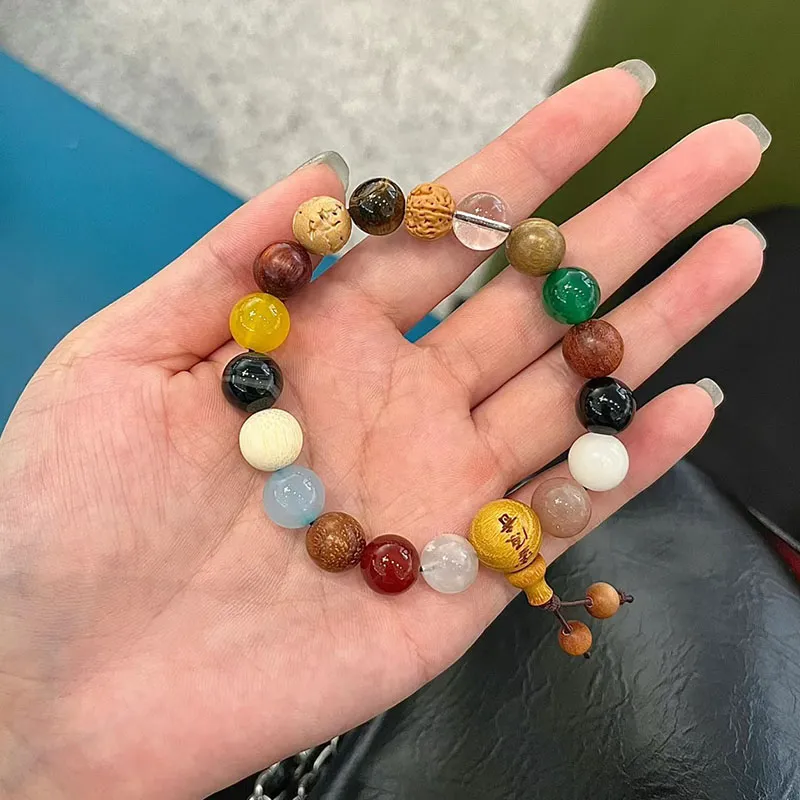 There Is You In The Long World Bodhi Root Bracelets Unisex-3