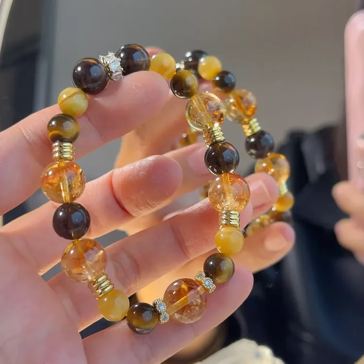 Yagu Crystal Jade Bracelets Unisex-3