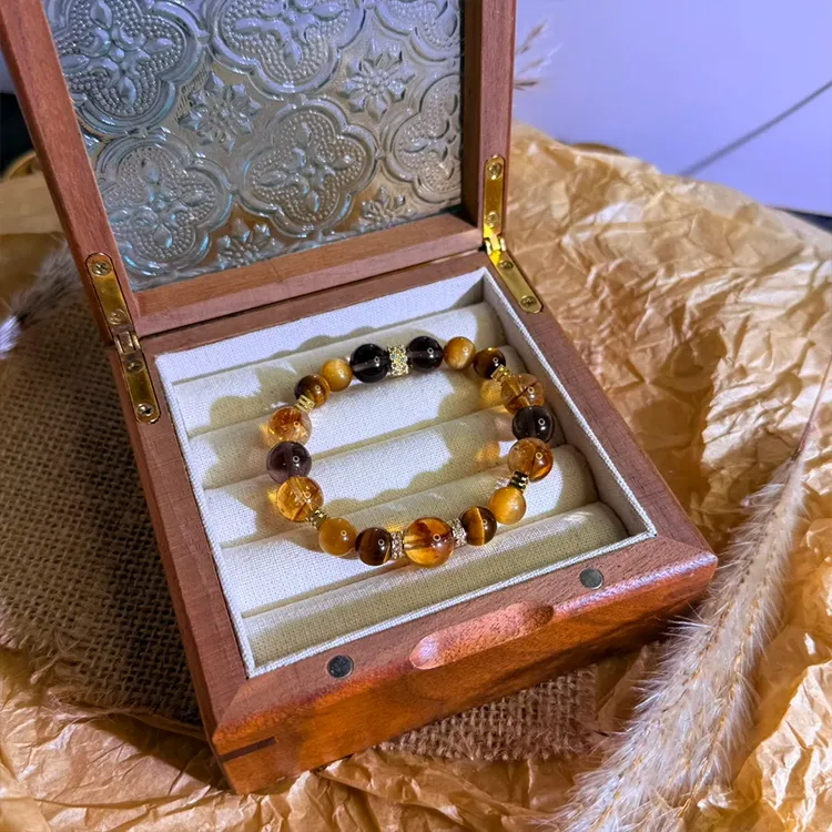 Yagu Crystal Jade Bracelets Unisex-5